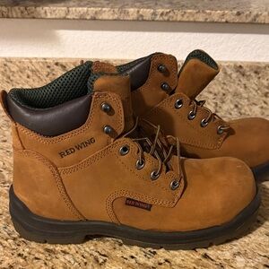 Red Wing Shoes Brown Leather Boots
